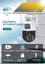 Wifi kamere solarna Ptz ROTO 2 nezsvisne kamete 4G