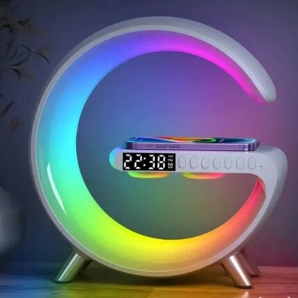 Google G lampa punjac zvucnik i sat LED RGB 4 u 1