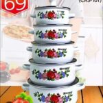 Emajlirane šerpe set