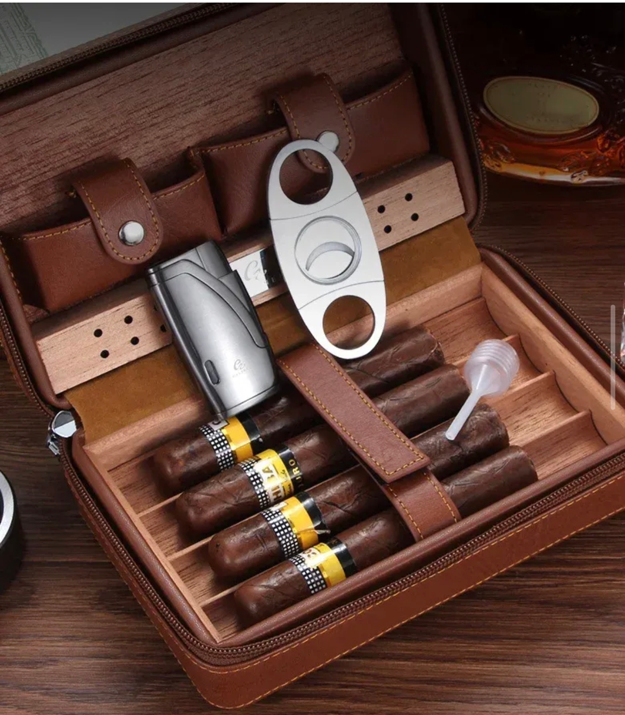 Screenshot-2025-12-11-08-13-04-264-com.kupujemprodajem.android-edit COHIBA humidor / kutija set za putovanje - Slika 1