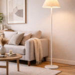 Podna lampa bela