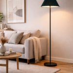 Podna lampa crna